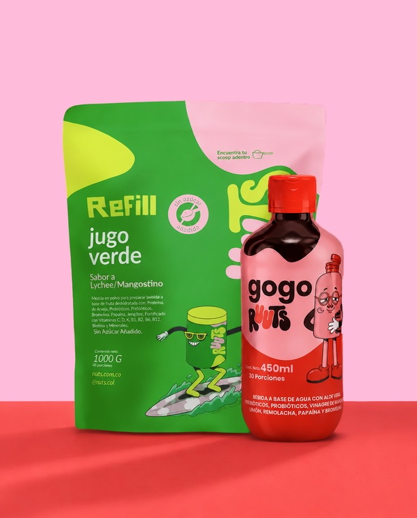 Combo 1 Refill Ruuts + 1 unidad GOGO RUUTS - 96 porciones
