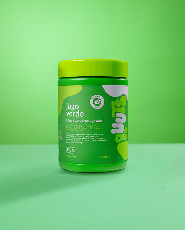 Jugo Verde en Polvo RUUTS 450 g — 30 porciones
